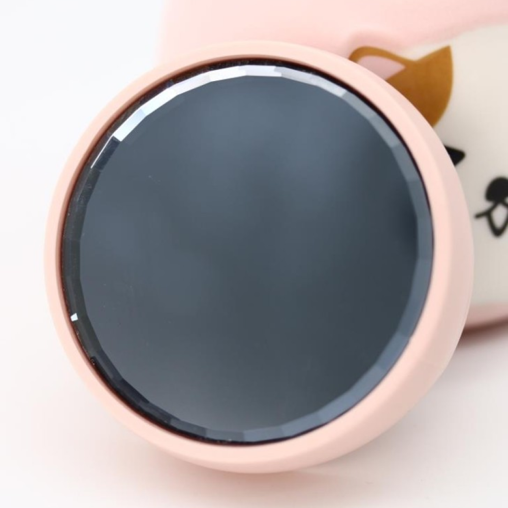 Кружка "Emotions of a cat" с крышкой, керамика, 420 мл, розовый - 3