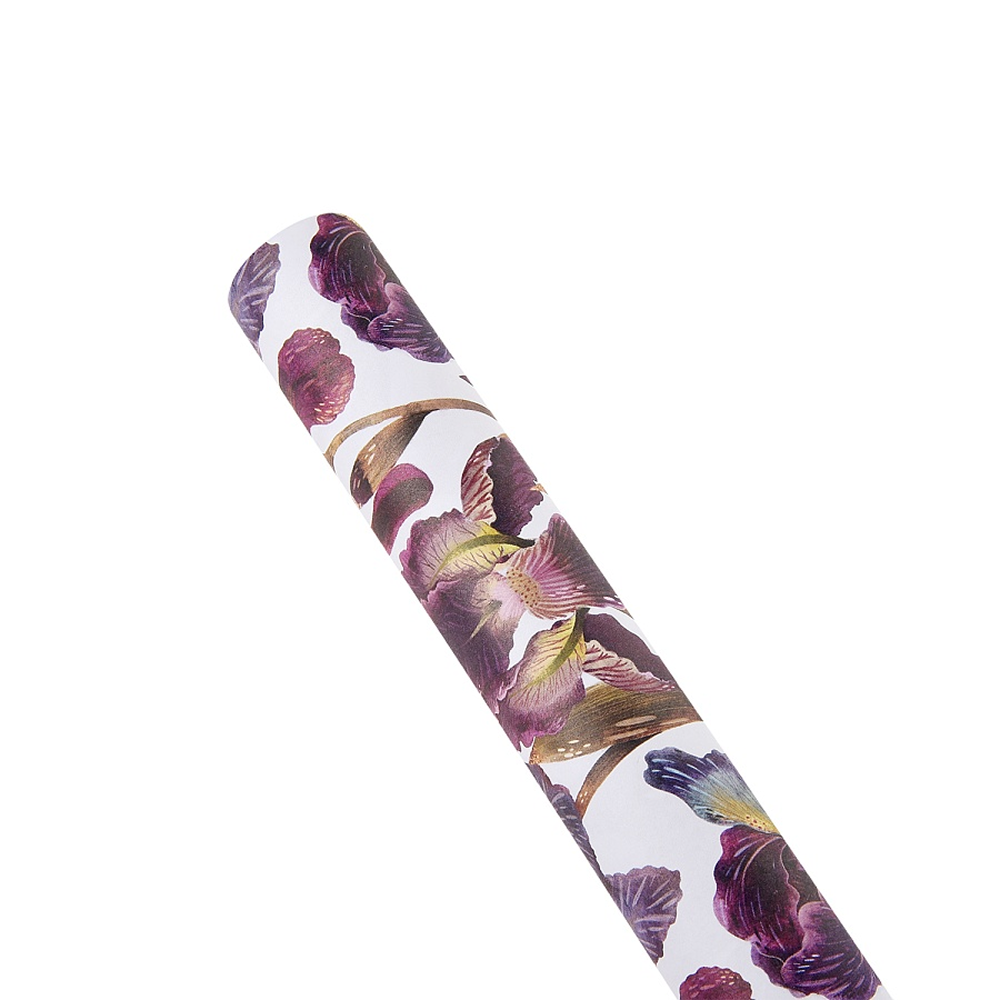 Бумага декоративная в рулоне "Flora. Ирисы", 1 x 0,7 м