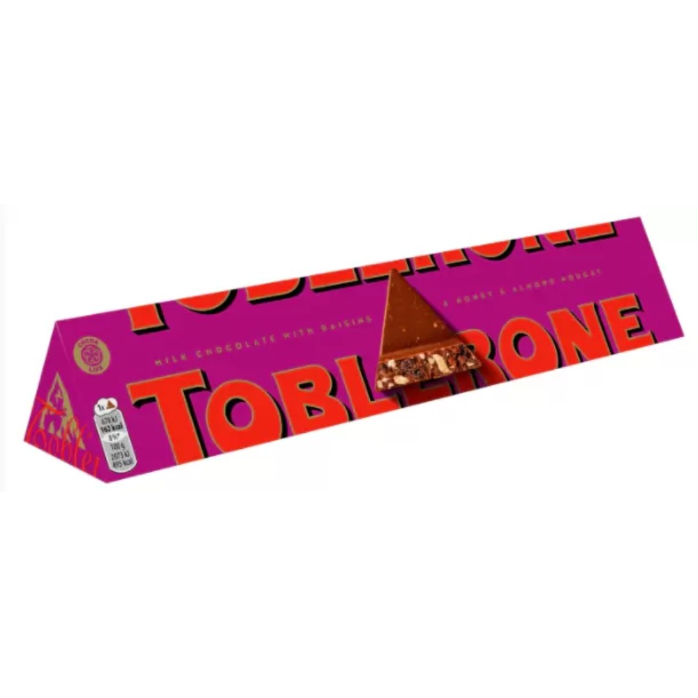 Шоколад молочный "Toblerone", 100 г, с медово-миндальной нугой