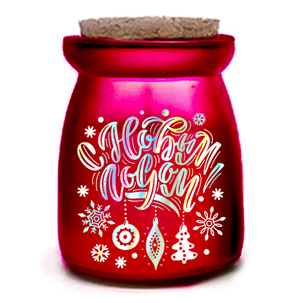 Свеча декоративная ароматизированная "Голография яркая", ассорти - 10