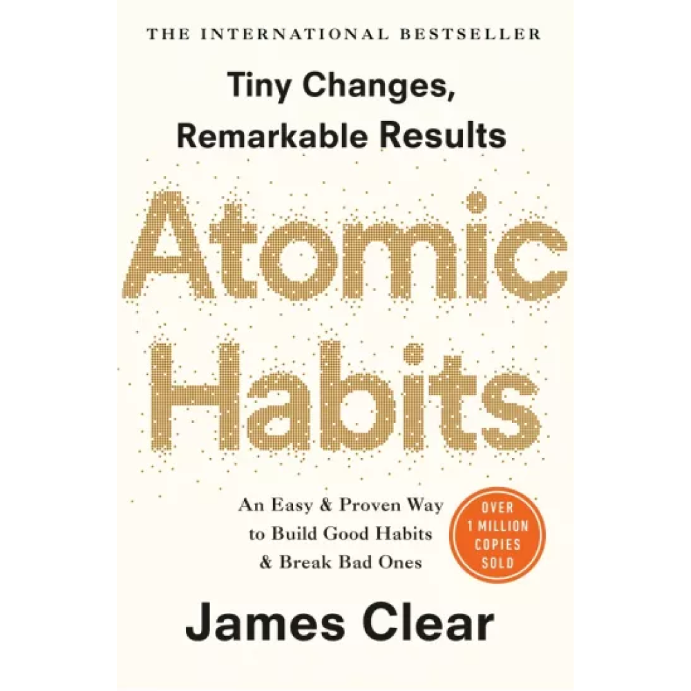 Книга на английском языке "Atomic Habits", James Clear