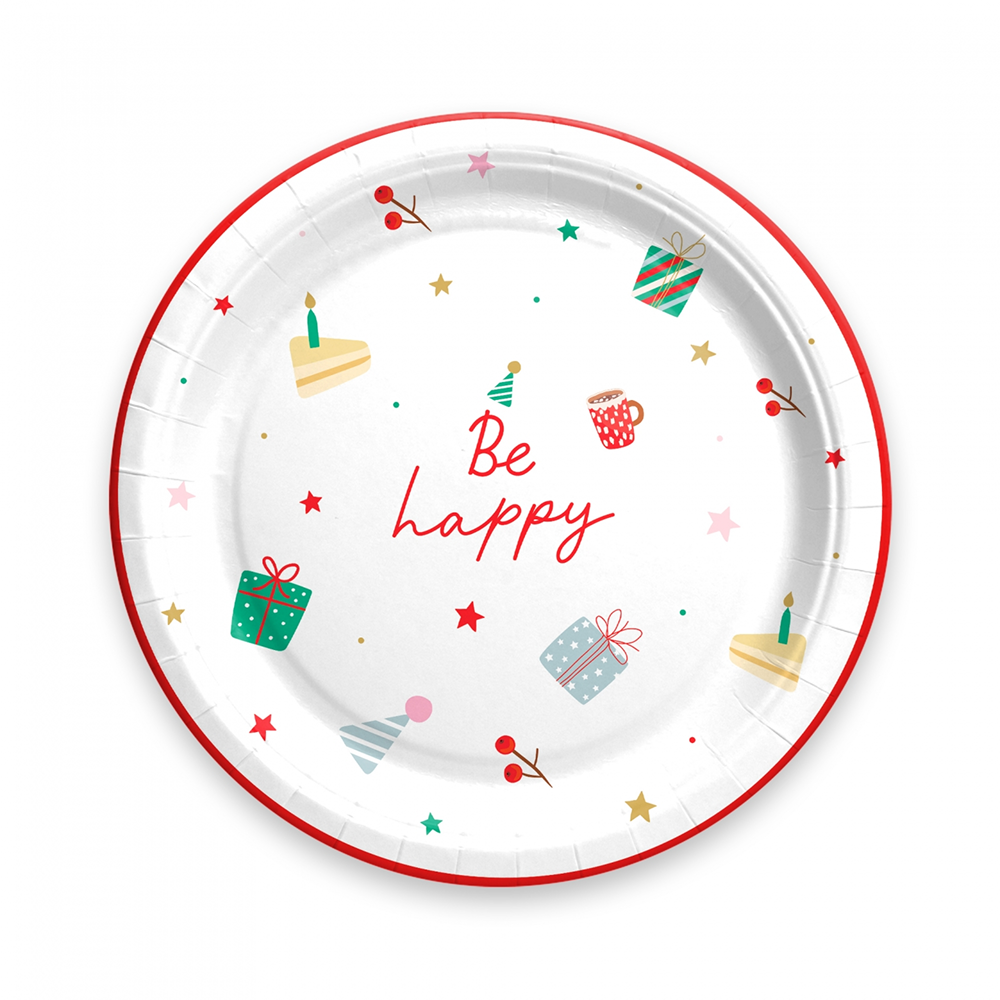 Тарелка бумажная "Let's Party", 23 см, 6 шт - 3