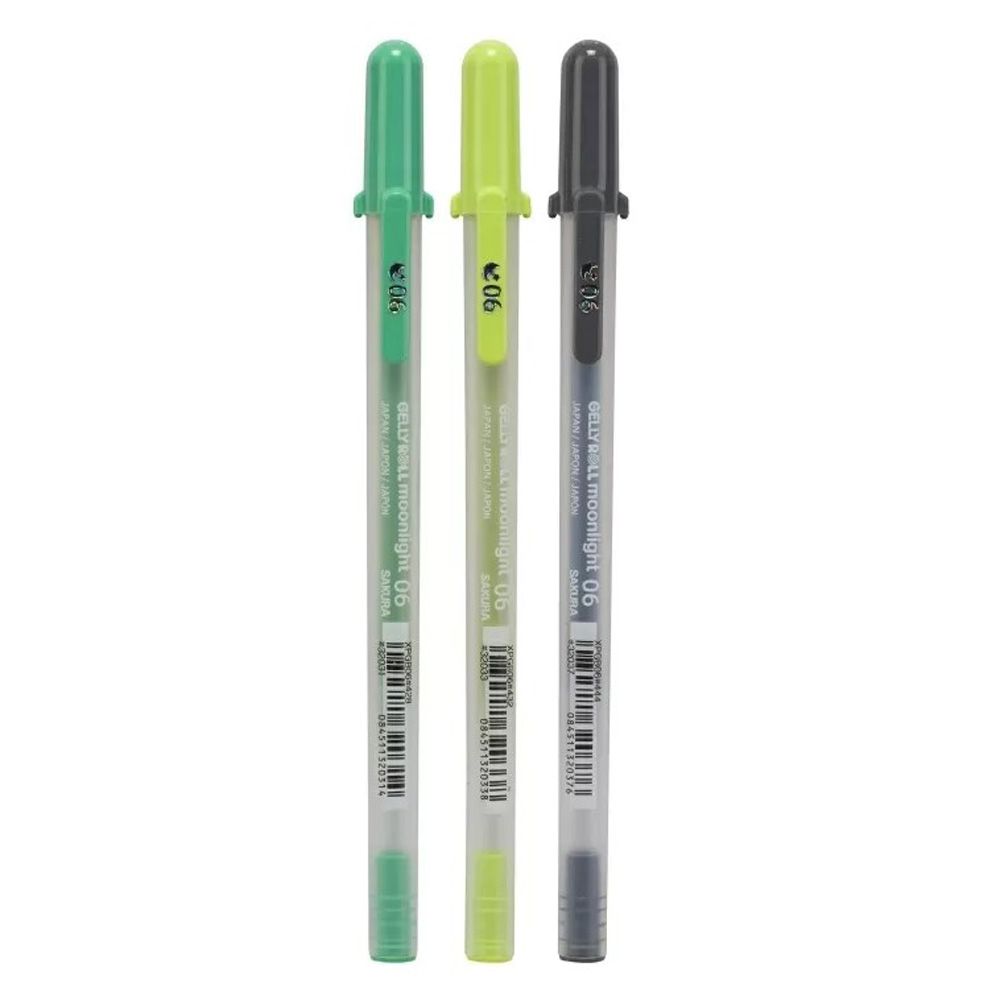 Набор ручек гелевых "Gelly Roll Moonlight Botanical", 3 шт., ассорти