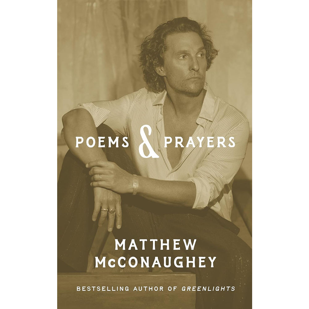 Книга на английском языке "Poems & Prayers", Matthew McConaughey
