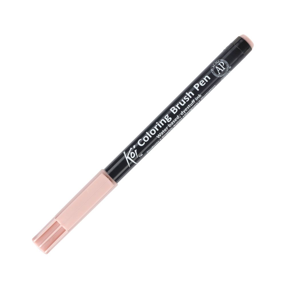 Маркер акварельный "Koi Color Brush", фуксия
