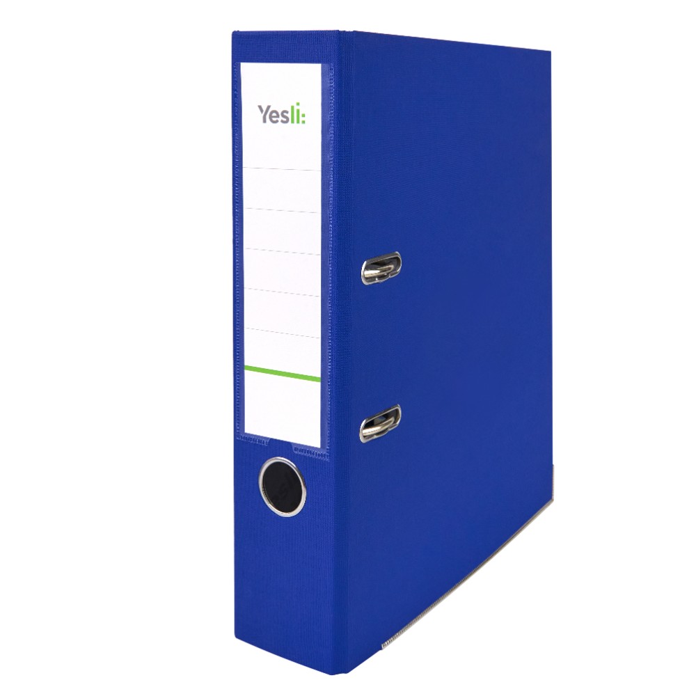 Папка-регистратор "Yesli:", А4, 75 мм, ПВХ, синий