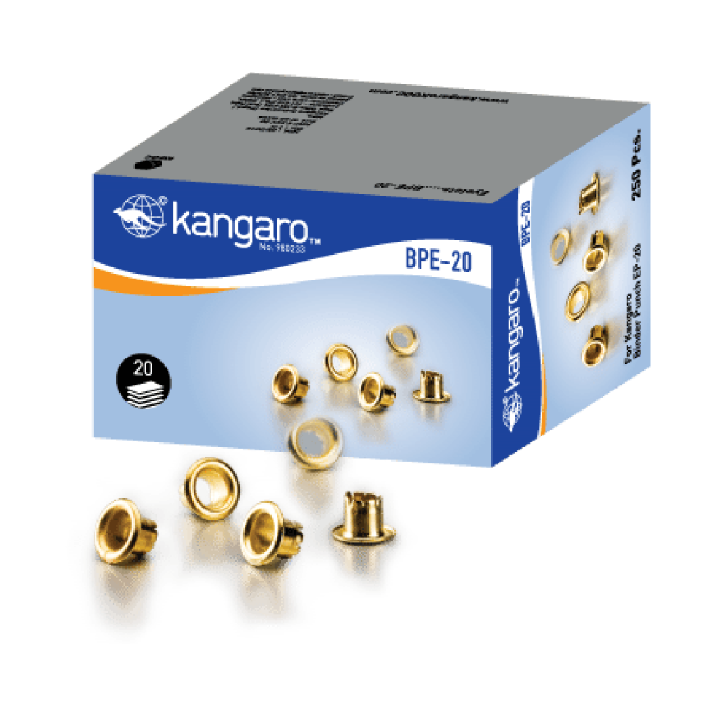 Клепки к дыроколу "EP-20", 250 шт, золотой