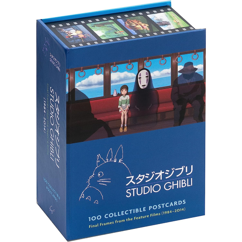 Открытки на английском языке "Studio Ghibli: 100 Collectible Postcards" 