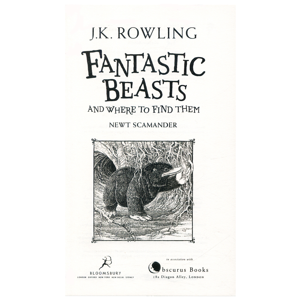 Книга на английском языке "Fantastic Beasts and Where to Find", Rowling J.K.  - 3