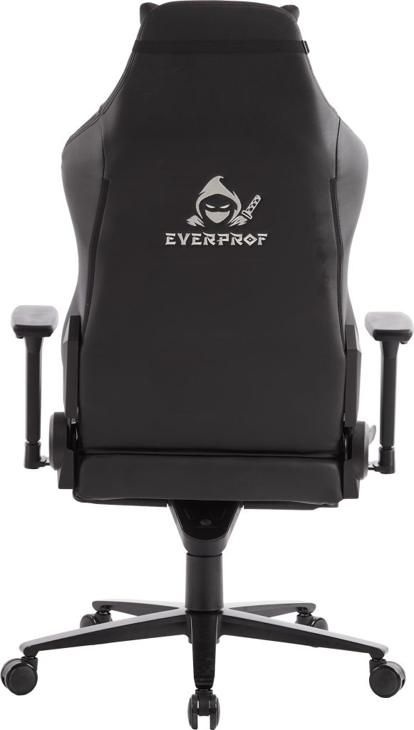 Кресло игровое EVERPROF Blackshot экокожа, черный, крестов. металл - 5