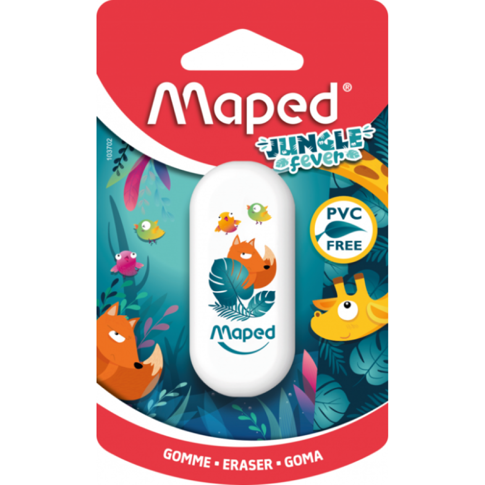 Ластик Maped "Jungle fever", 1 шт, белый - 3