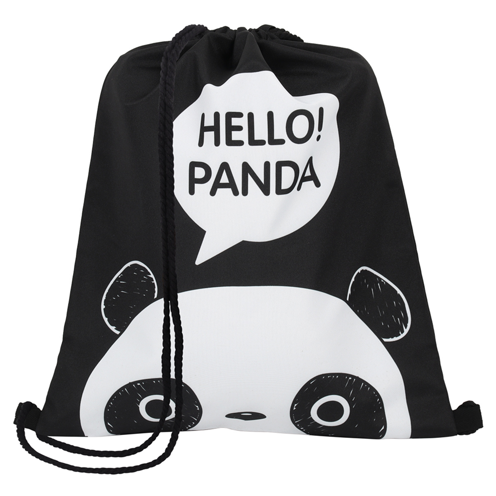 Мешок для обуви "Panda", черный