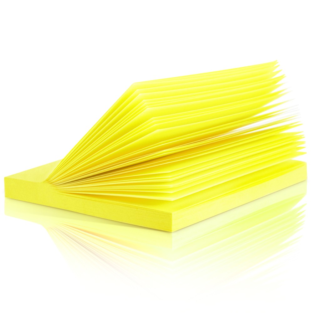 Бумага для заметок на клейкой основе "Stick Up", 76x51 мм, 100 листов, ассорти неон