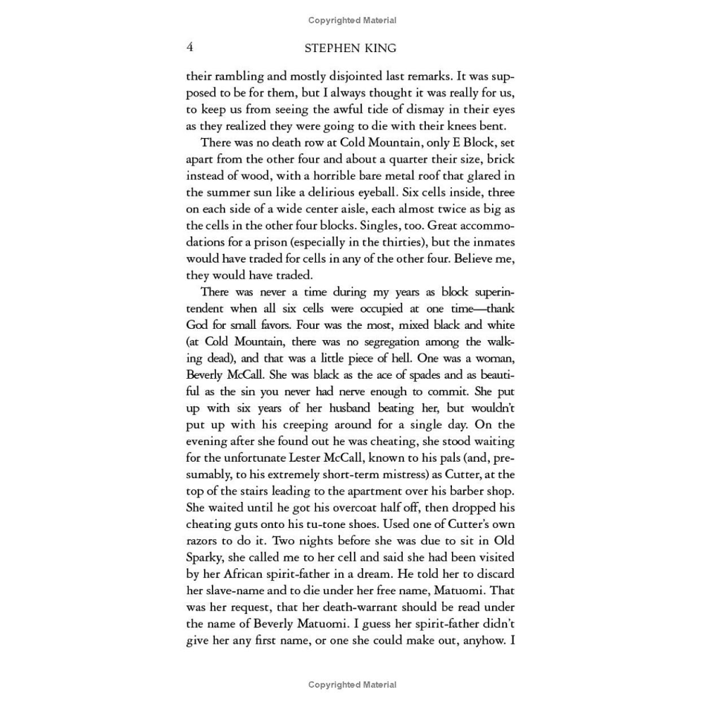 Книга на английском языке "The Green Mile", Stephen King - 14