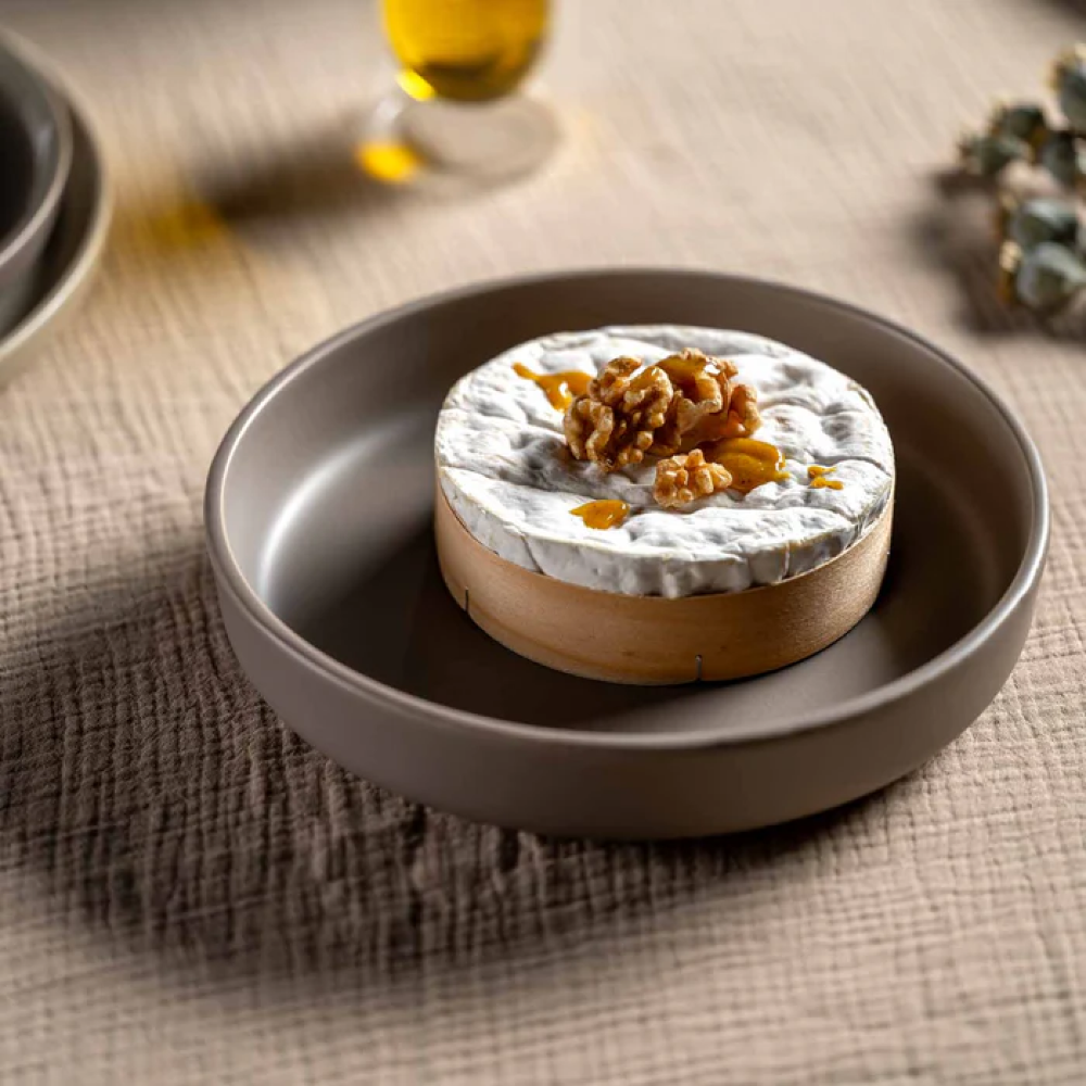 Тарелка керамическая "ROMA", 20 см, серо-коричневый - 7