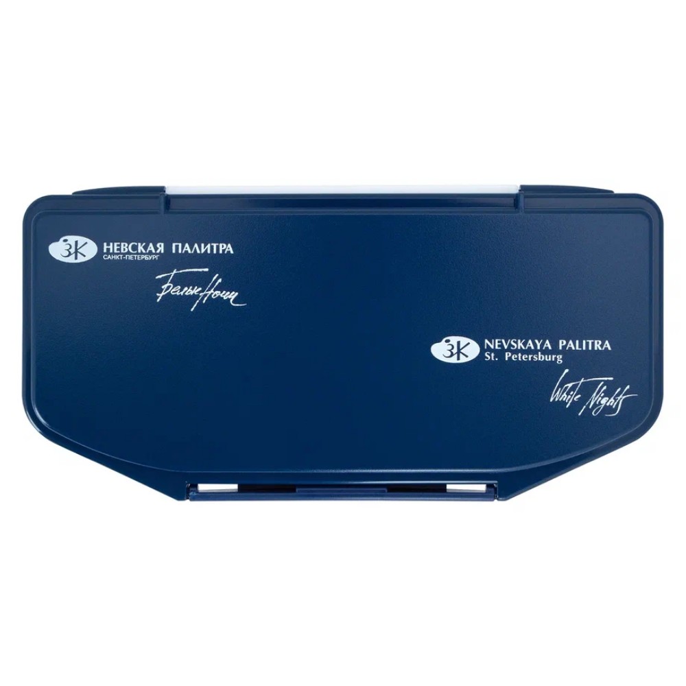 Палитра пластиковая "Белые ночи", прямоугольная, 16 ячеек, с крышкой - 5