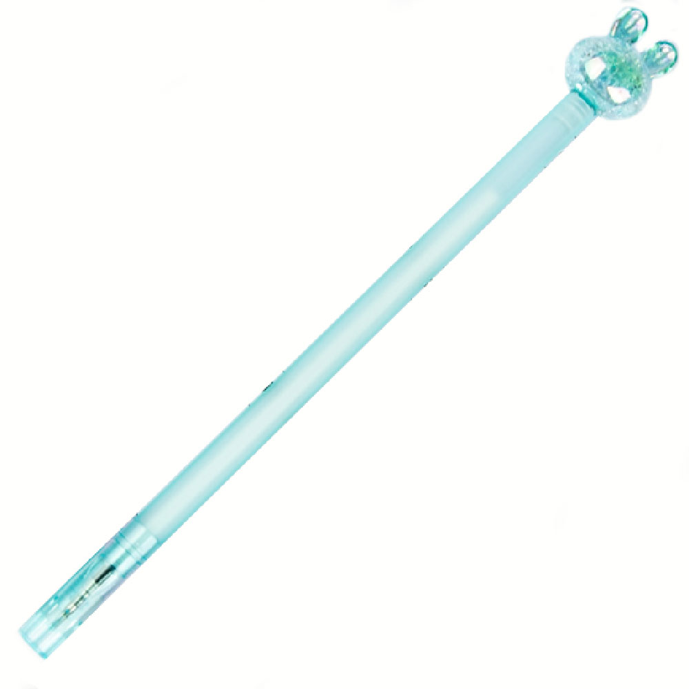 Ручка шариковая Magic Time "Кролик" с топпером, 0.5 мм, ассорти, стерж. синий