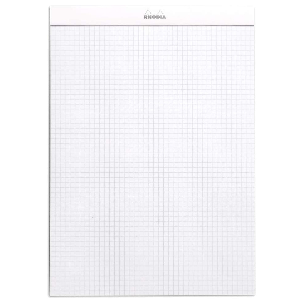 Блокнот "Rhodia",  А4, 80 листов, клетка, белый
