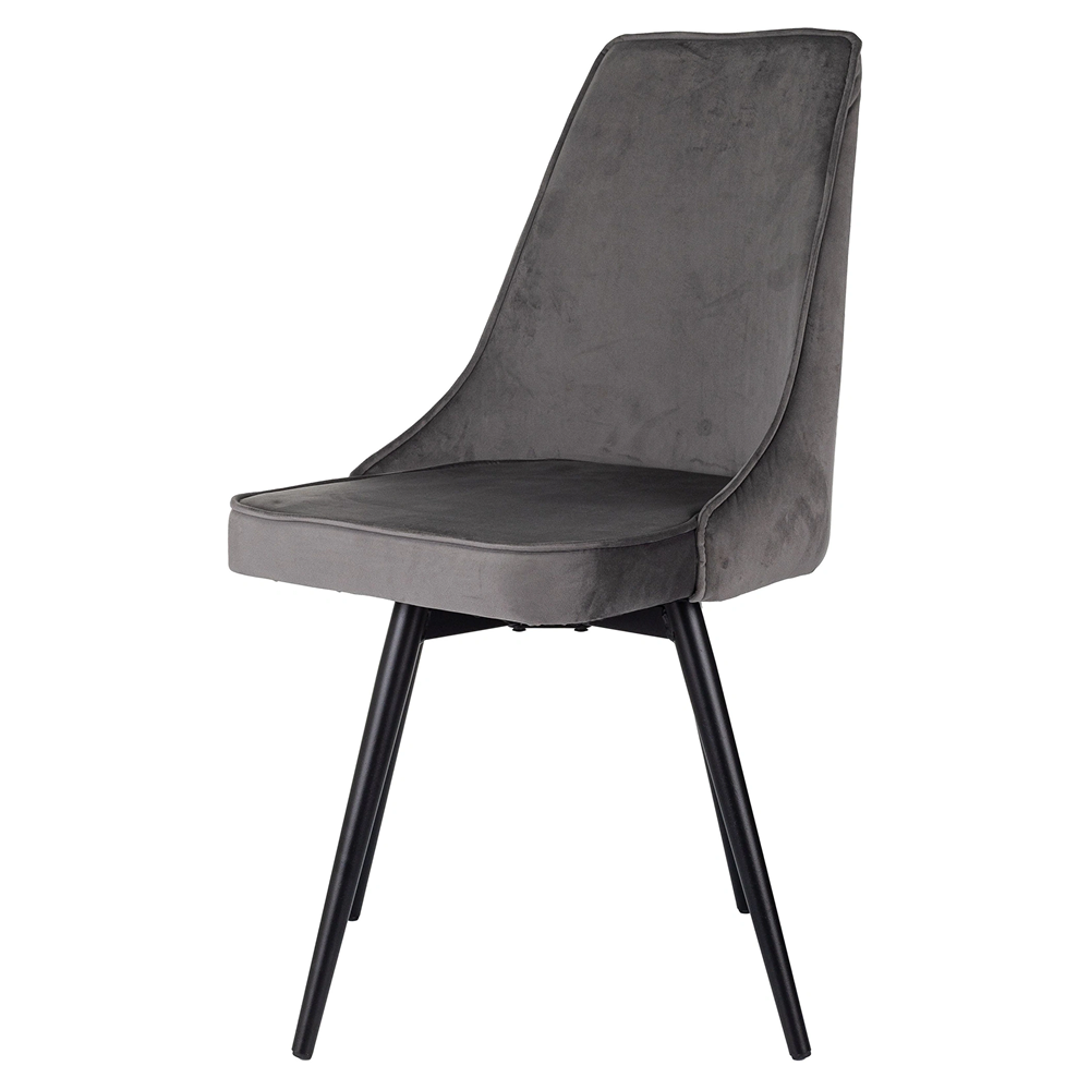 Стул Бюрократ "CH-K4_SP_2" ткань, темно-серый, металл, комплект 2 штуки, с поворотным механизмом - 5