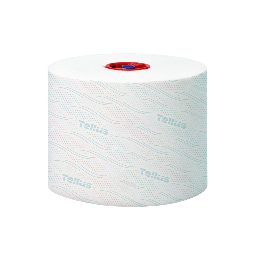 Бумага туалетная Tellus Комфорт T6, в миди-рулонах 100 м, 2 слоя