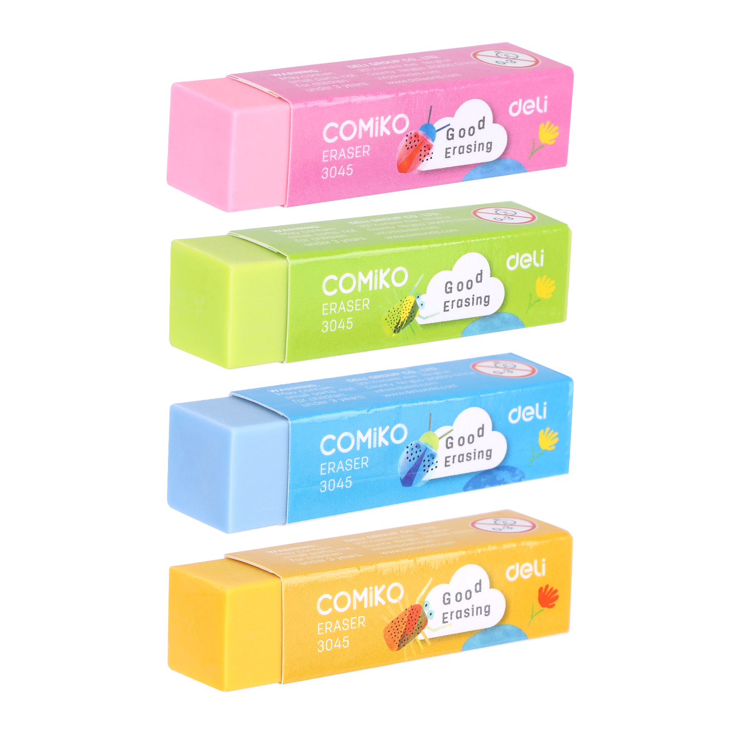 Ластик Deli "Comiko", ассорти