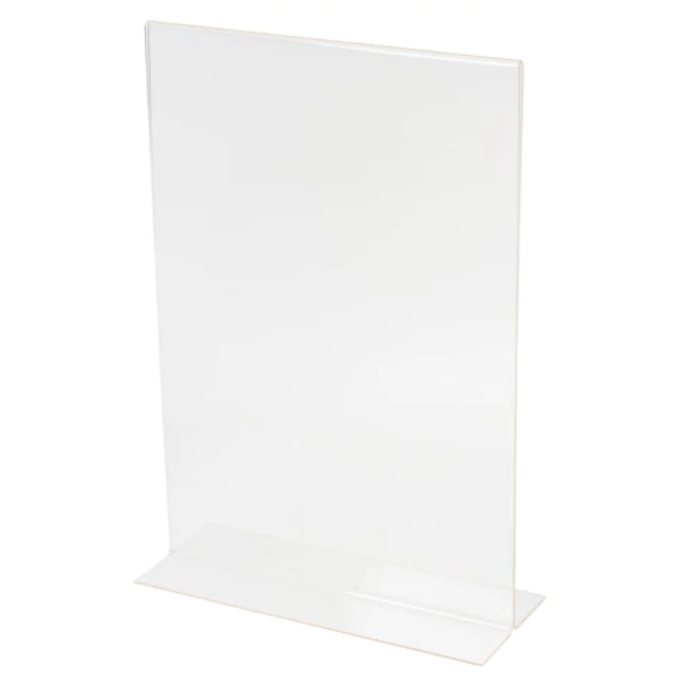 Стойка информационная "Brauberg", настольная, A4, вертикальная, прозрачный - 3