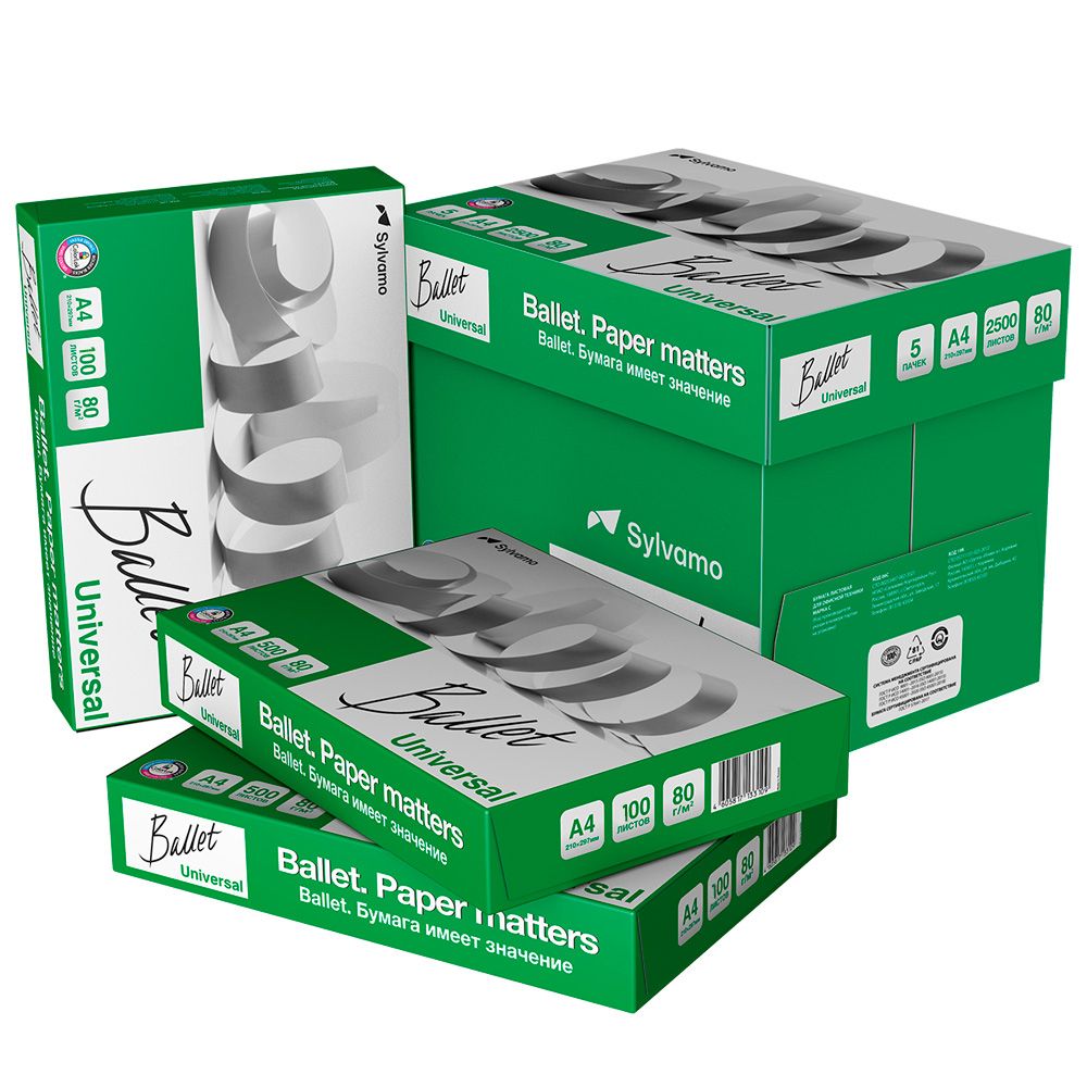 Бумага "Ballet Universal ColorLok", А4, 100 листов, 80 г/м2 - 4