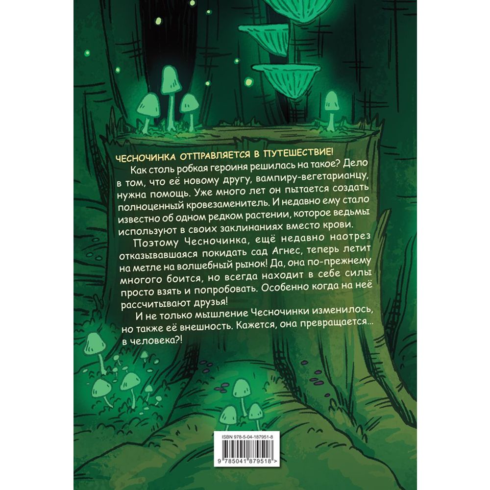Книга "Чесночинка и ведьма", Бри Полсен