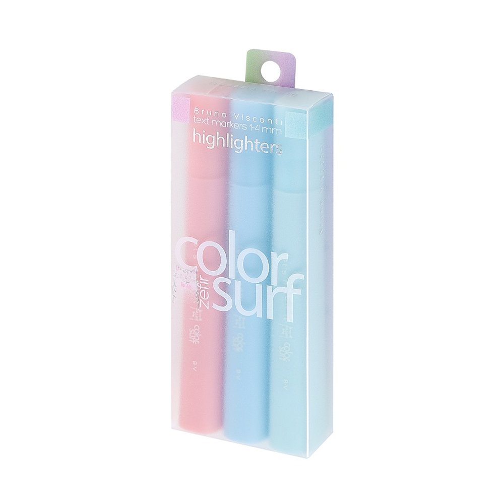 Набор маркеров текстовых “Colorsurf”, 3 штуки, ассорти