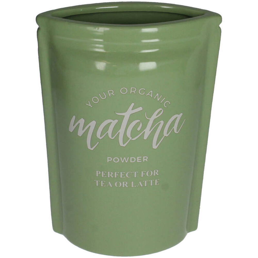Ваза керамическая "Matcha", 16х9х22.5 см, зеленый