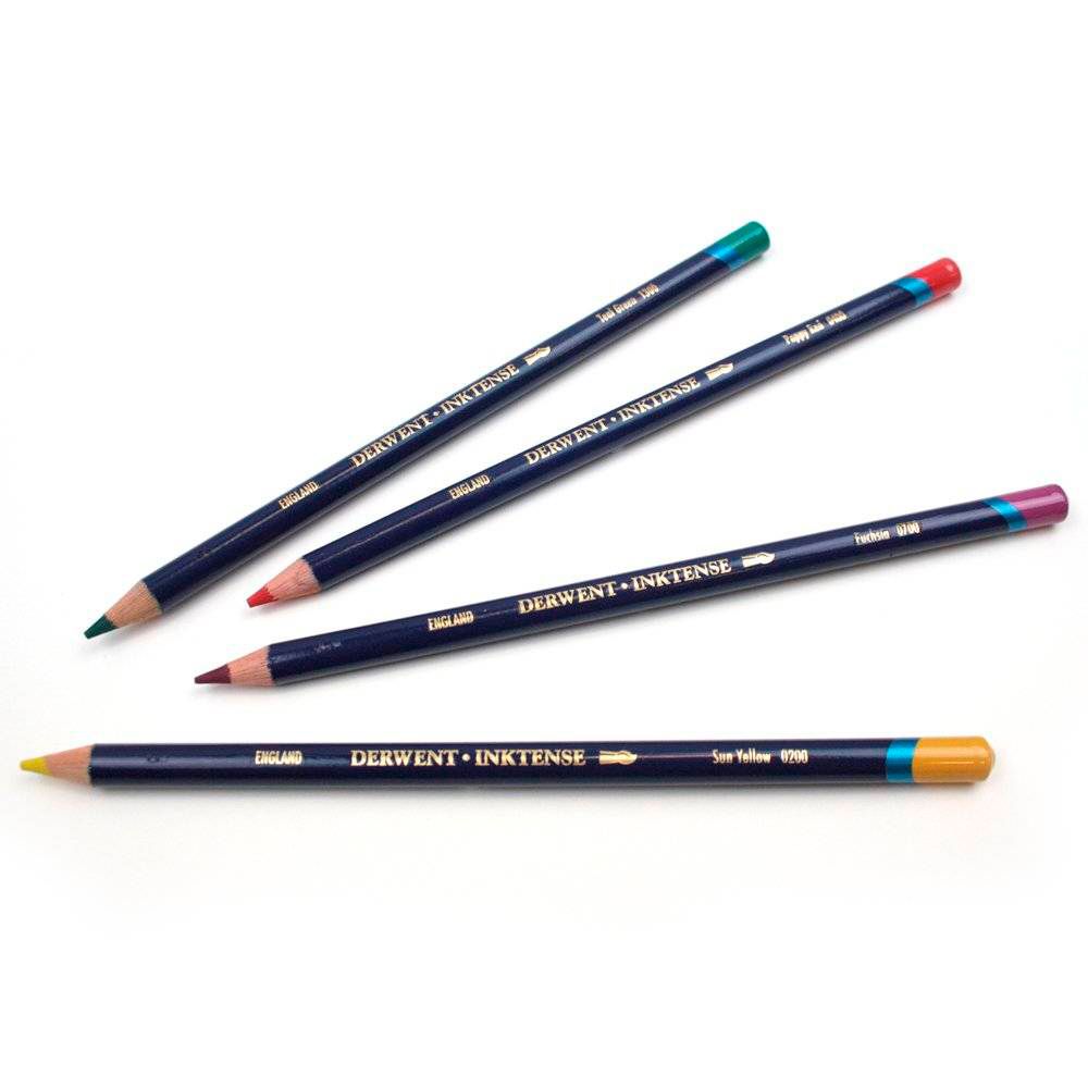 Набор акварельных карандашей "Inktense", 12 цветов - 3
