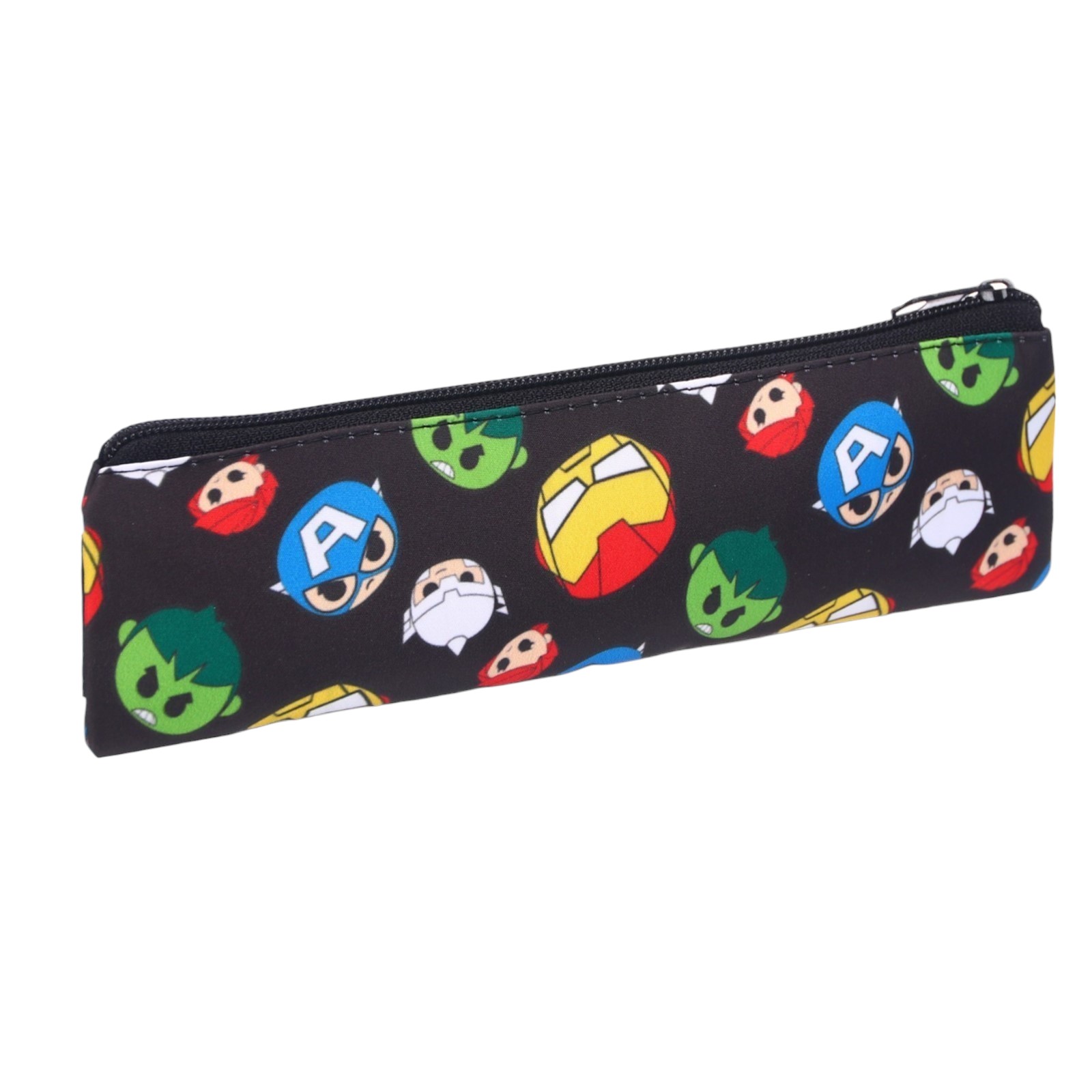 Пенал "Мстители", 1 отделение, черный