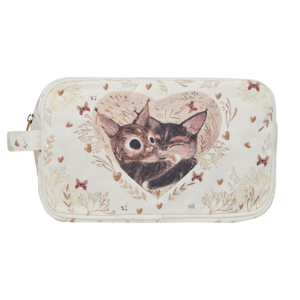 Косметичка "Love me. Котики приносят счастье"