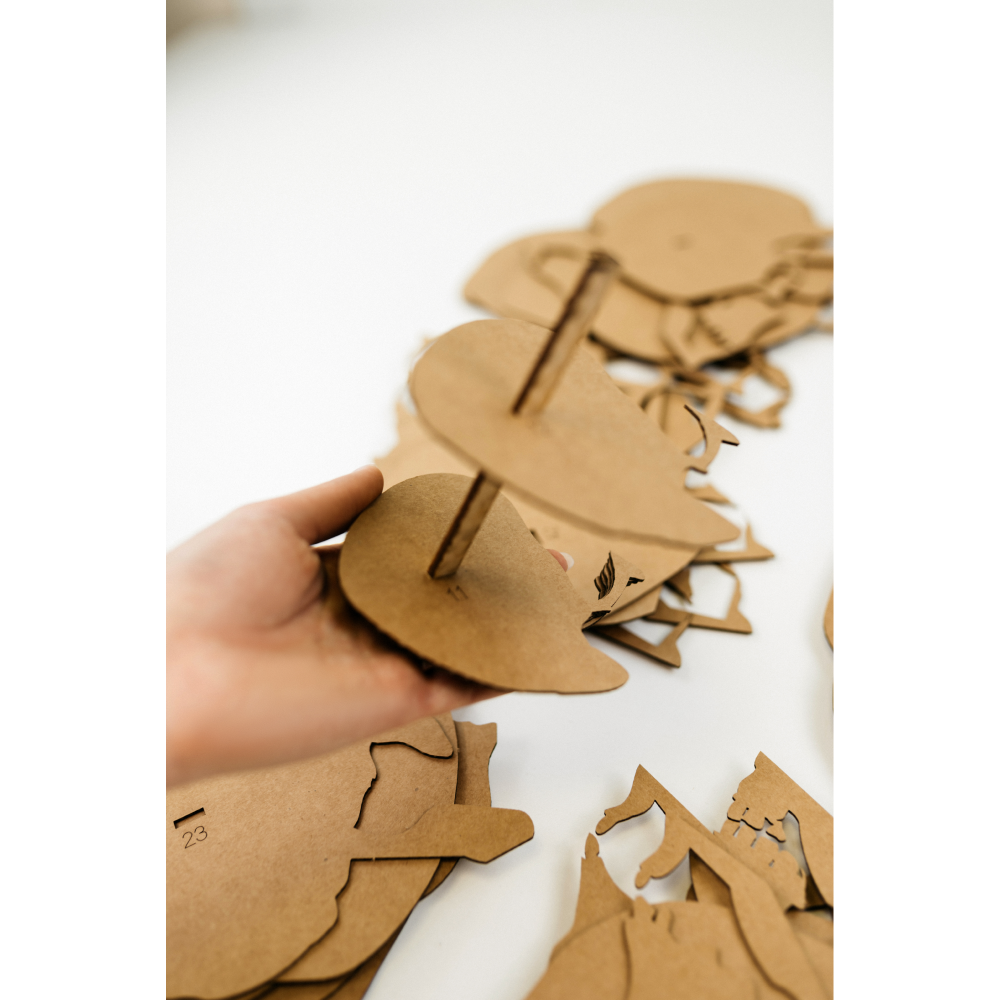 Пазл картонный 3D "Череп" - 6