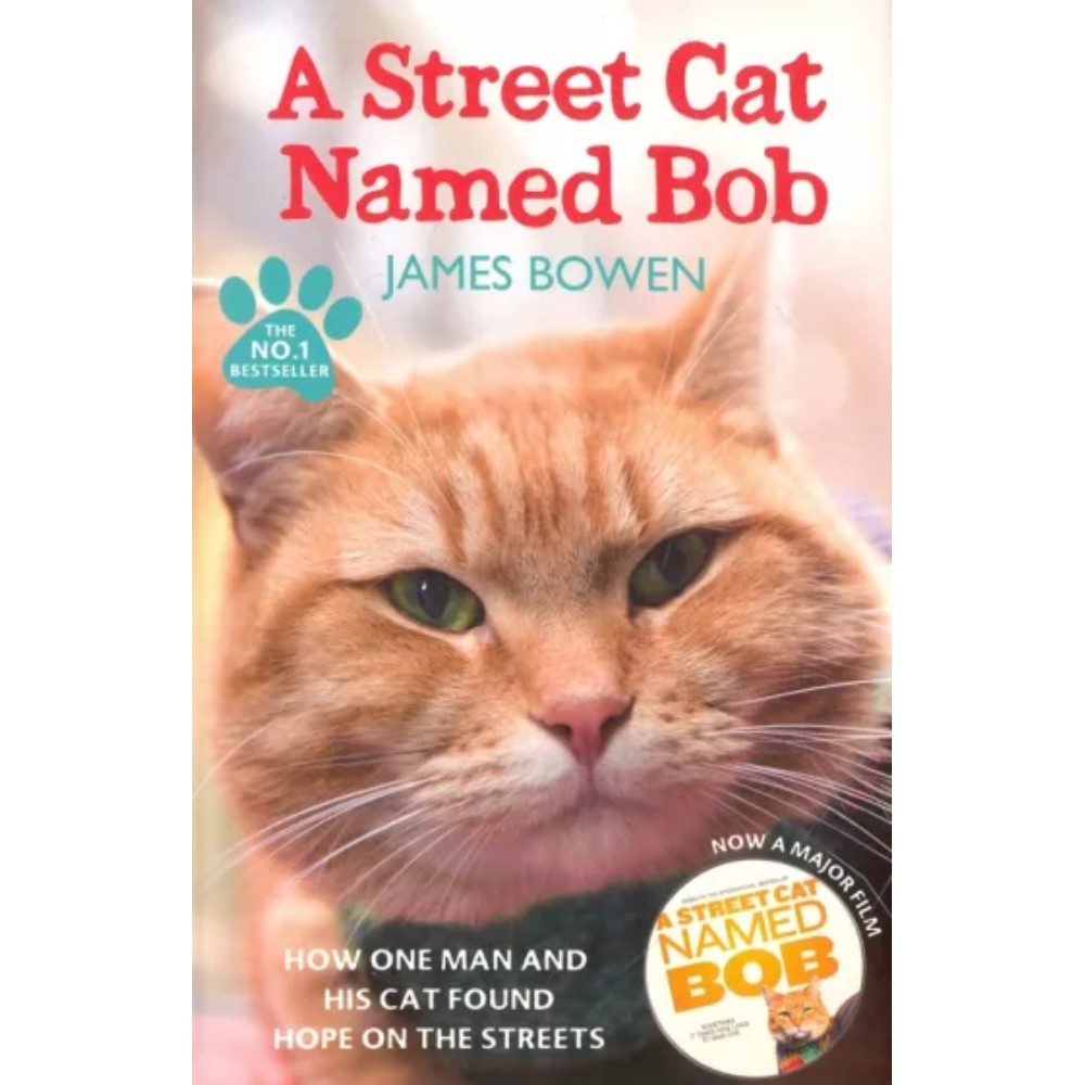 Книга на английском языке "A Street Cat Named Bob", James Bowen