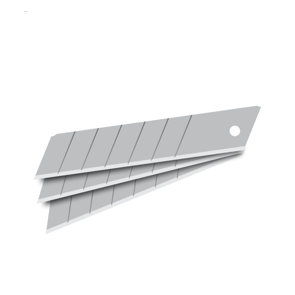 Лезвие для большого ножа Miles "B254-10", 25 мм, 10 шт.