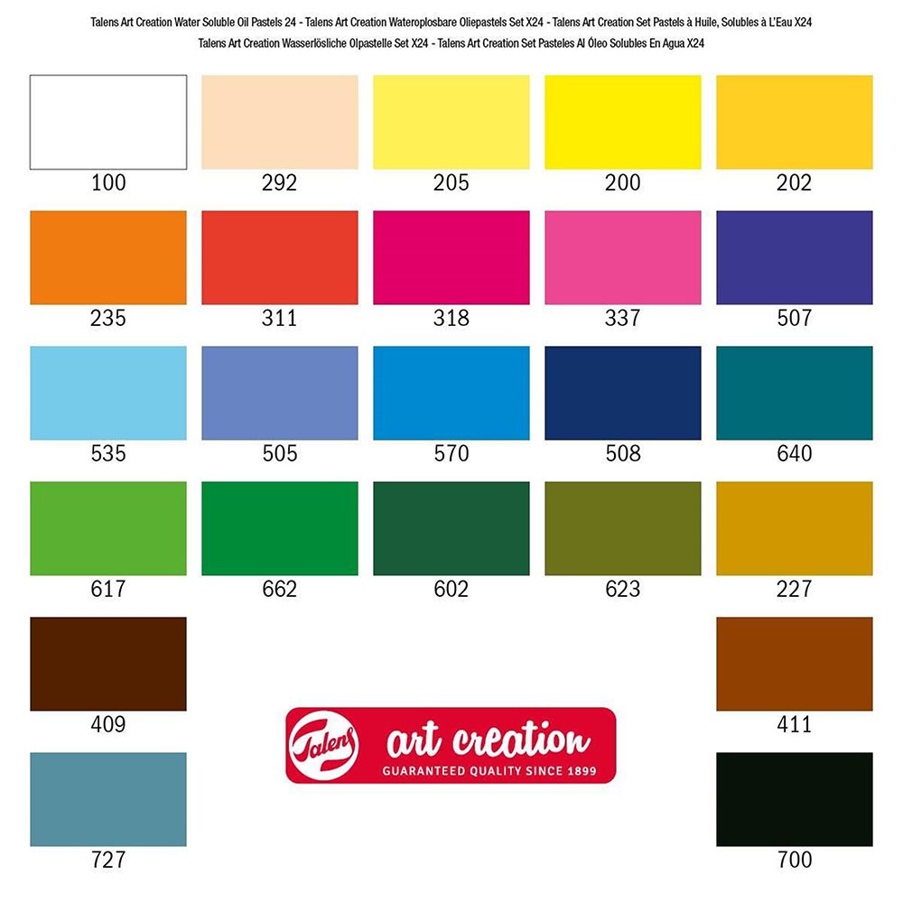 Набор пастели водорастворимой "Art Creation", 24 цвета - 3