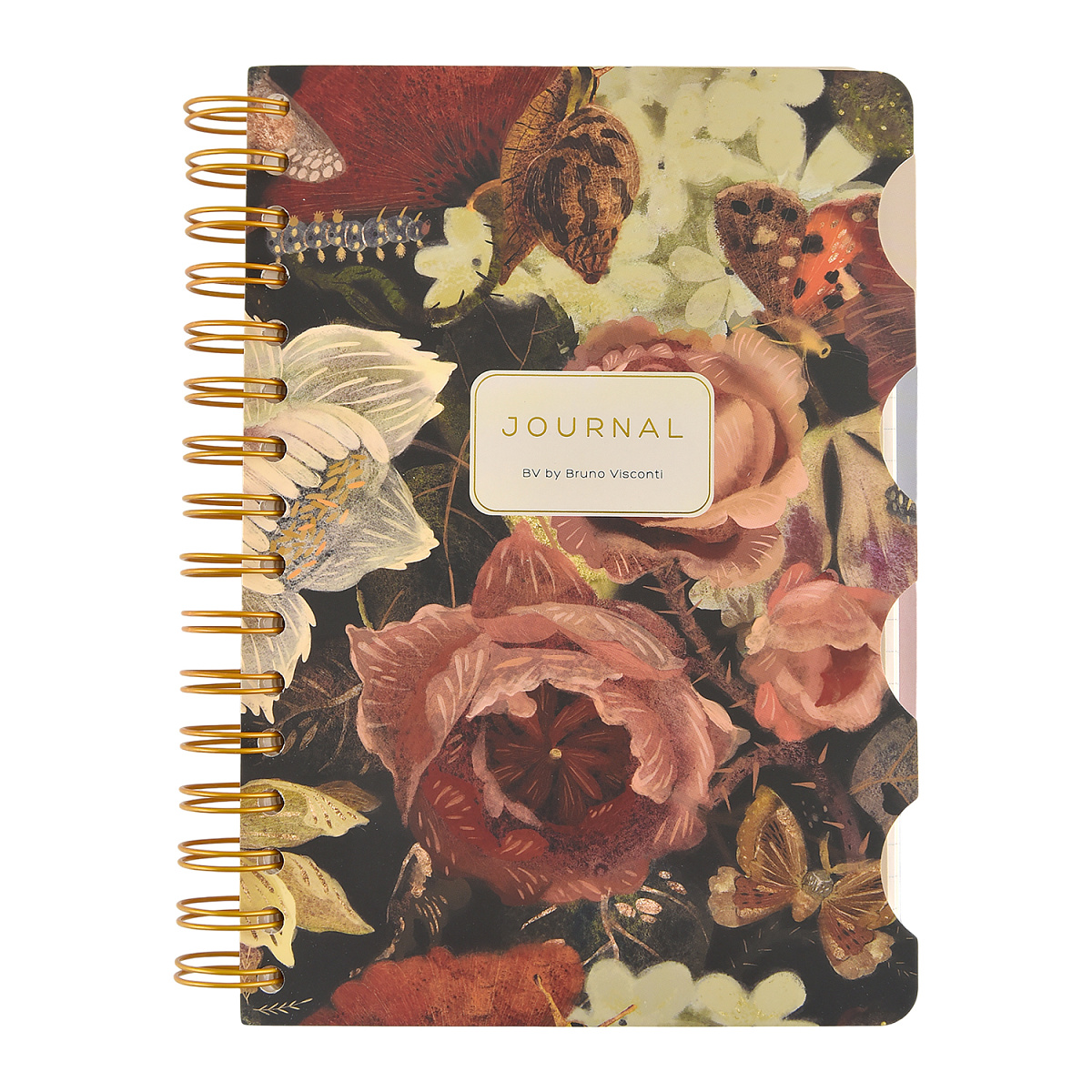 Блокнот Bruno Visconti "Art Journal. Lush Bouque", А5, 120 листов, разноцветный