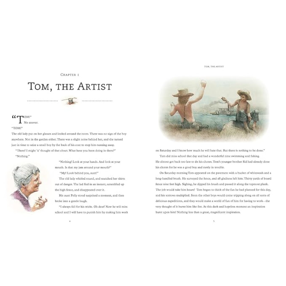 Книга на английском языке "The Adventures of Tom Sawyer (Abridged Edition)", Twain M.