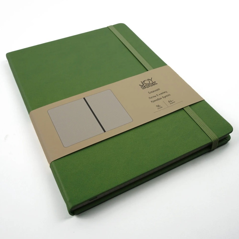 Блокнот "Joy Book. Чай матча", А4, 96 листов, в клетку, зеленый