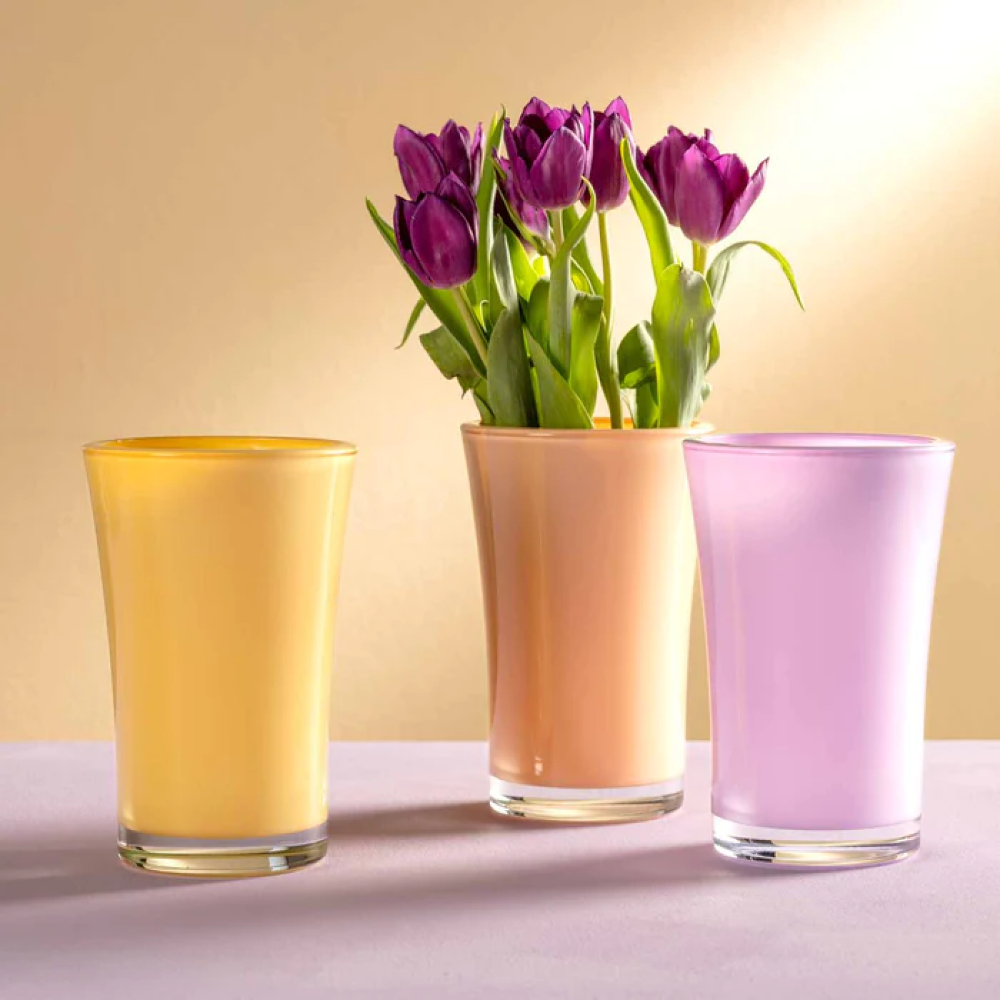 Ваза «Luminosa», стекло, желтый - 3