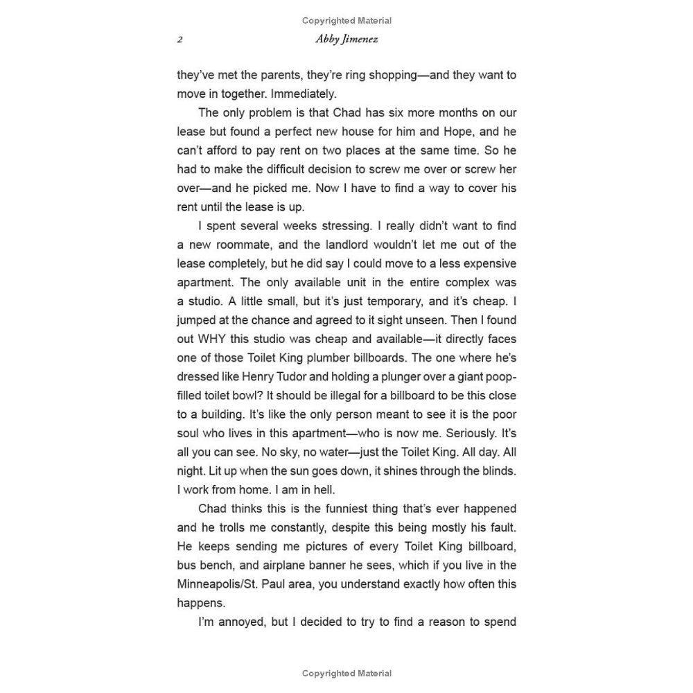 Книга на английском языке "Just For The Summer",  Abby Jimenez - 11