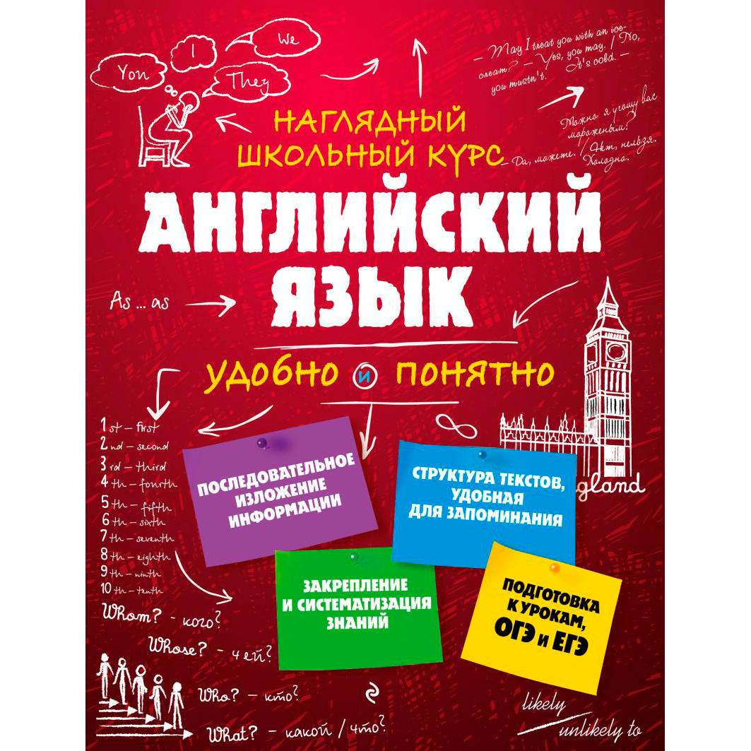 Книга "Наглядный школьный курс. Английский язык", Анна Логвина