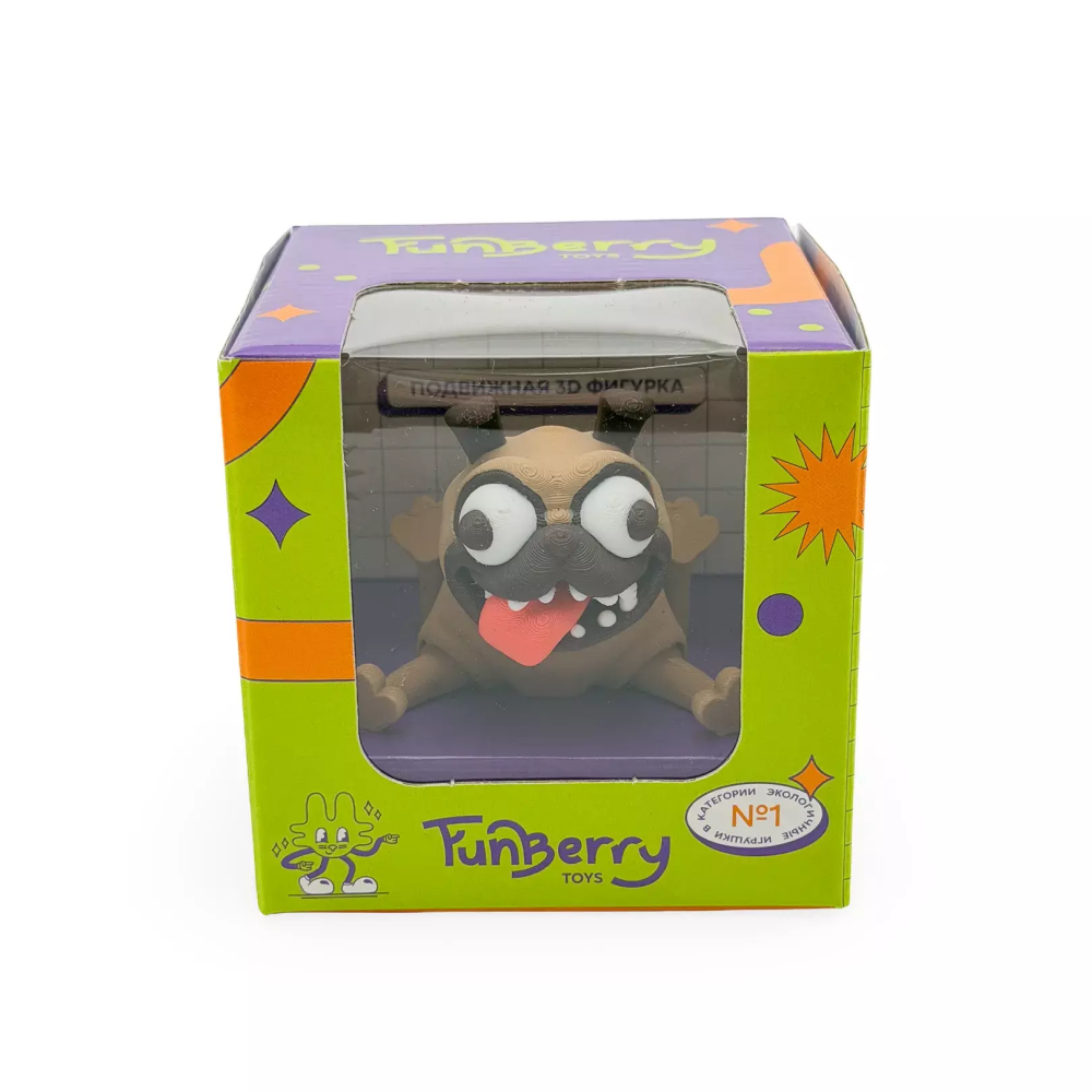 Игрушка 3D "Мопс Персик" - 7