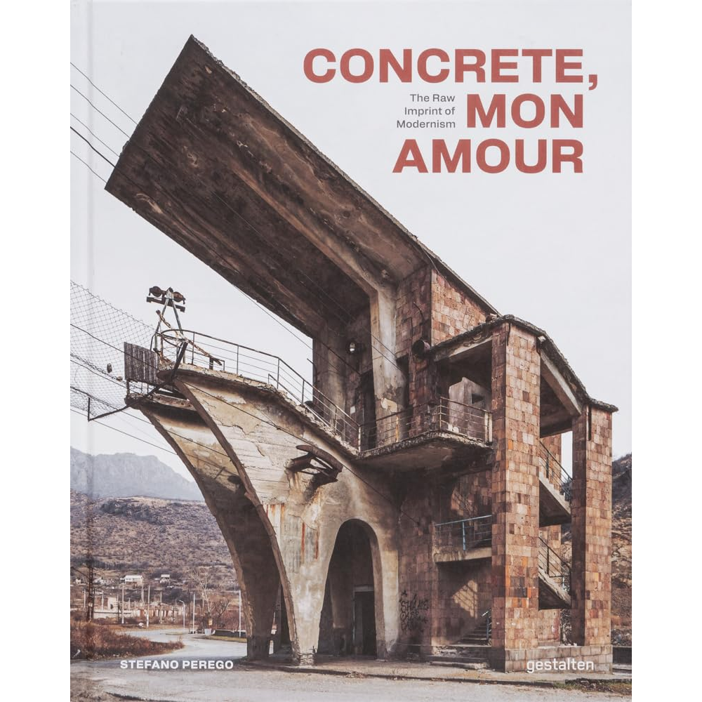Книга на английском языке "Concrete, mon amour: The Raw Imprint of Modernism", Stefano Perego
