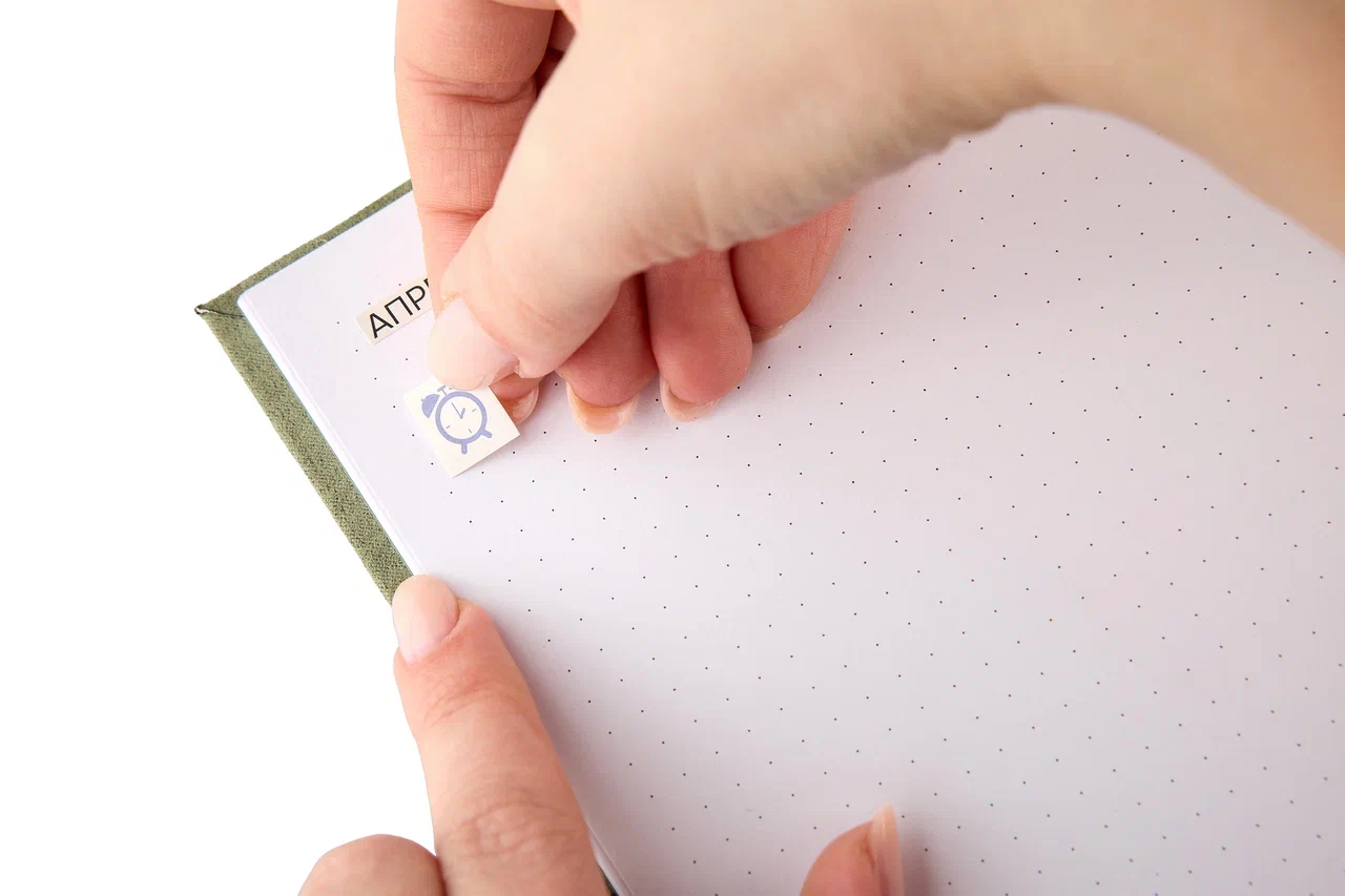 Блокнот "Стихия. Bullet Journal", А5, 80 листов, в точку, оливковый - 18