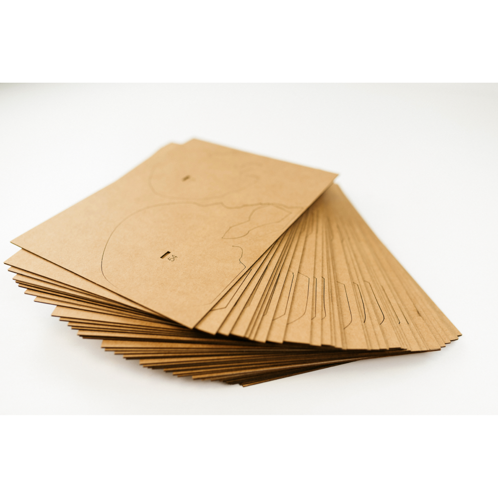 Пазл картонный 3D "Череп" - 2