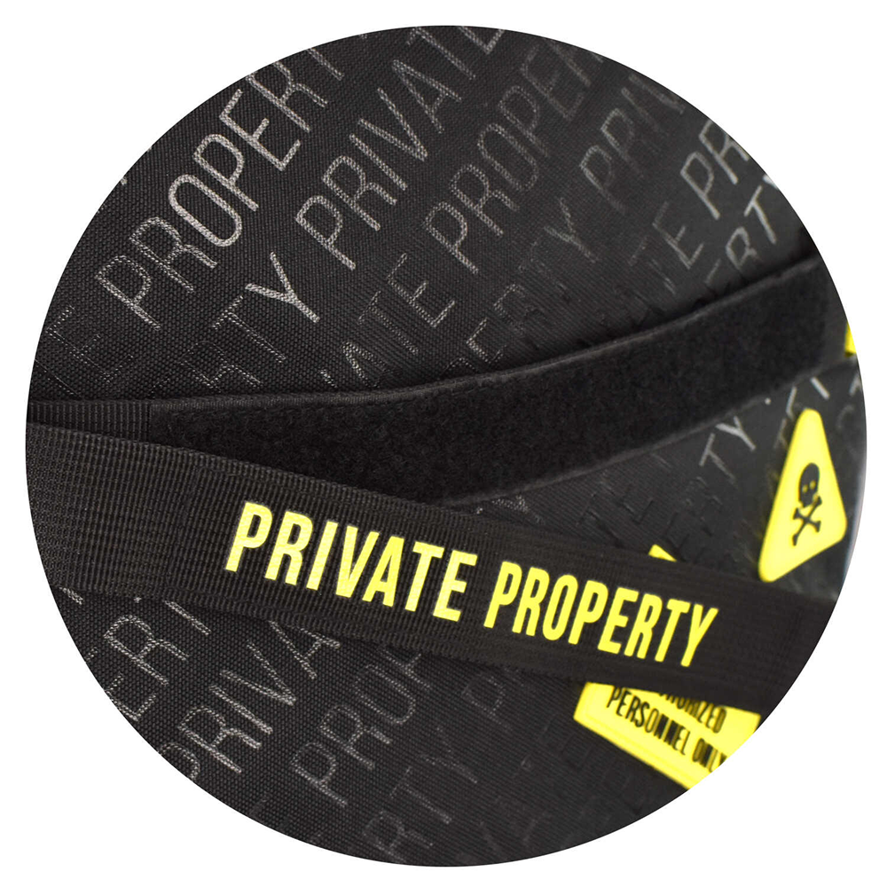 Рюкзак школьный "Частная собственность", чёрный, жёлтый - 8