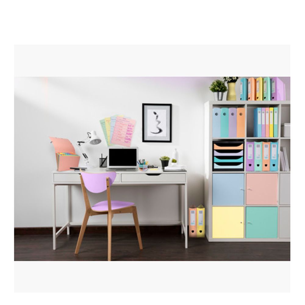 Папка-регистратор "Exacompta Aquarel", А4, 80 мм, картон, ассорти - 13