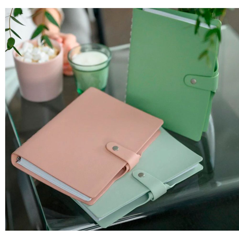 Ежедневник недатированный "Clear", А5, 192 страницы, мятный - 3